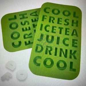 x2 /Letters Shaped Silicone Ice Cube Trays - Make Words For Fun